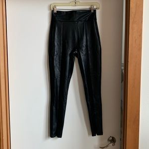 Abercrombie and Fitch faux leather leggings. Size small.